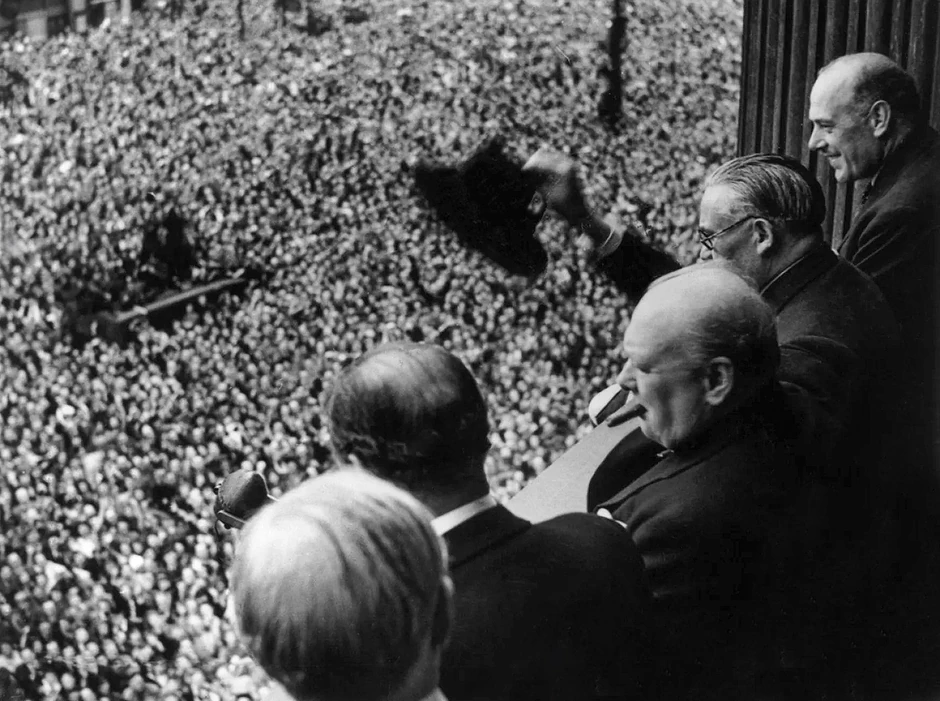 Obeležavanje Dana pobede u Evropi 8. maja 1945.