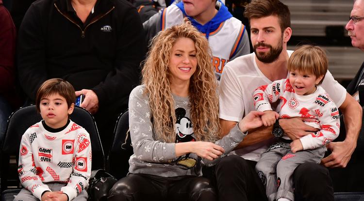 Shakira és családja 2017-ben Fotó: Getty Images