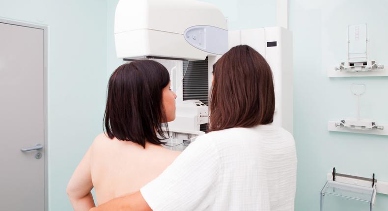 Studies in Hungary and other parts of Europe have proven AI to be effective at identifying breast cancer in mammograms like the one shown above.choja/Getty Images