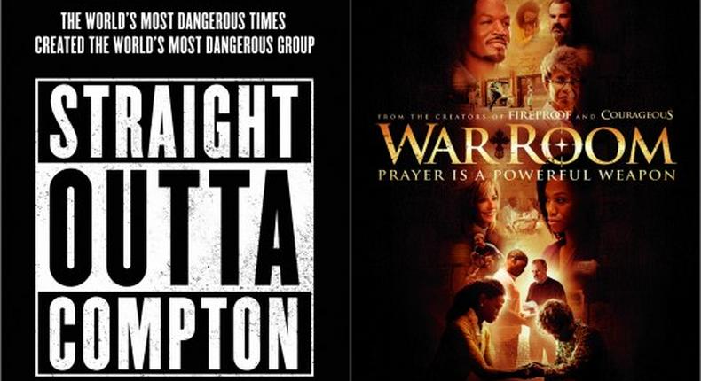 'War Room' replaces 'Staright Outta Compton' on top of Box Office list