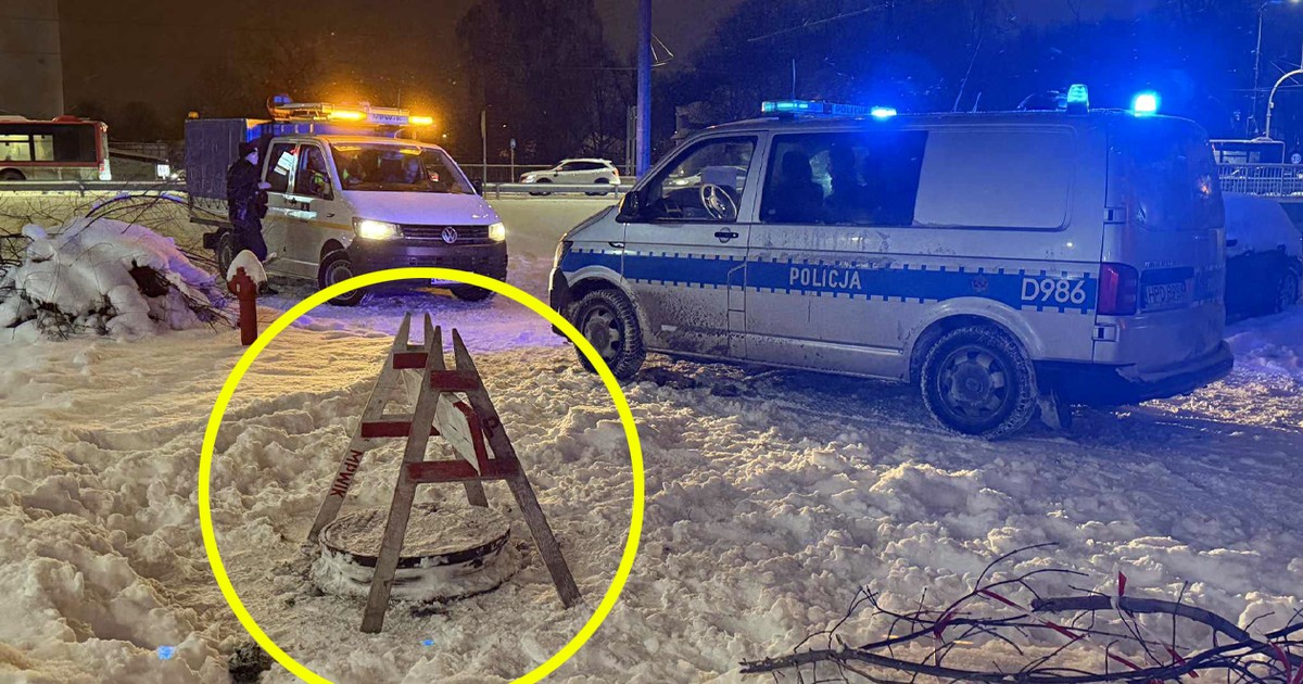 Dramat w Lublinie. Trzylatka szła po śniegu i nagle zapadła się pod ziemię