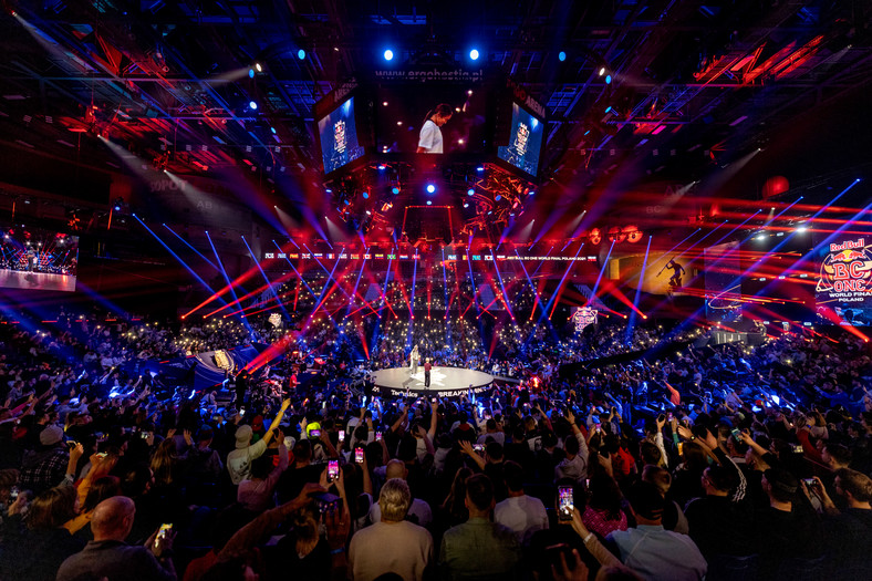 Venue of the Red Bull BC One World Final at Ergo Arena, Poland on November 6, 2021 
