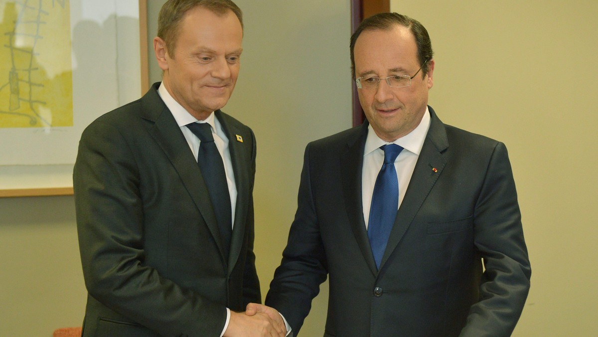 BELGIA BRUKSELA SZCZYT UE TUSK HOLLANDE