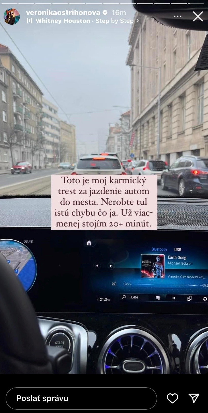 Moderátorka sa posťažovala na sociálnej sieti.