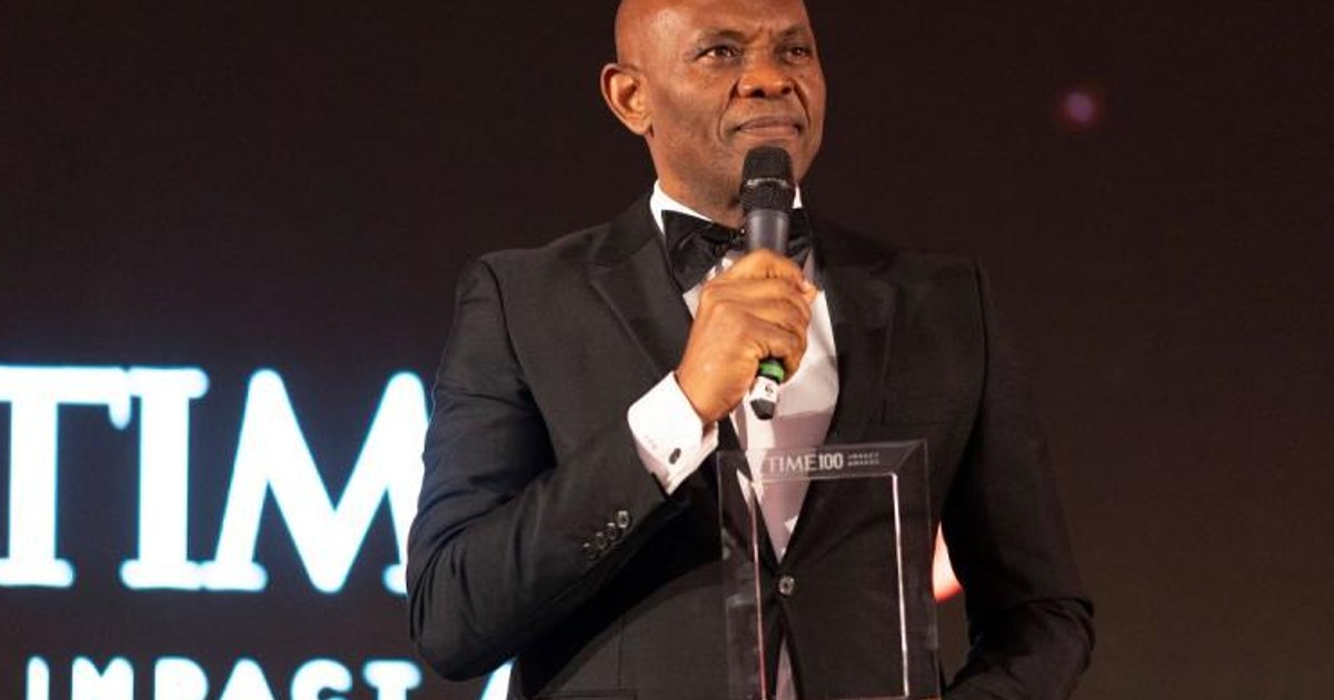 Der nigerianische Milliardär Tony Elumelu gewinnt die TIME100 Impact Awards