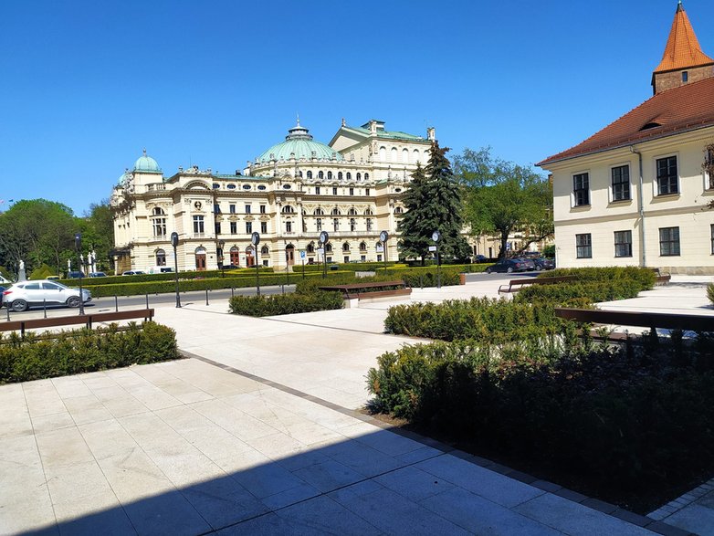 Plac św. Ducha w Krakowie.