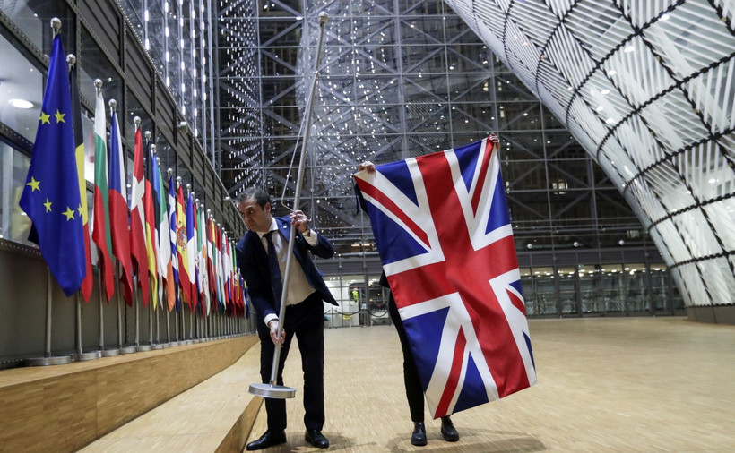 Brytyjska flaga znika z siedziby Komisji Europejskiej