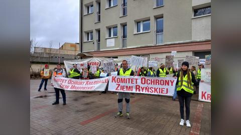 Protest w Olsztynie. Żółw błotny zdecyduje o przebiegu krajowej „szesnastki”? [ZDJĘCIA]