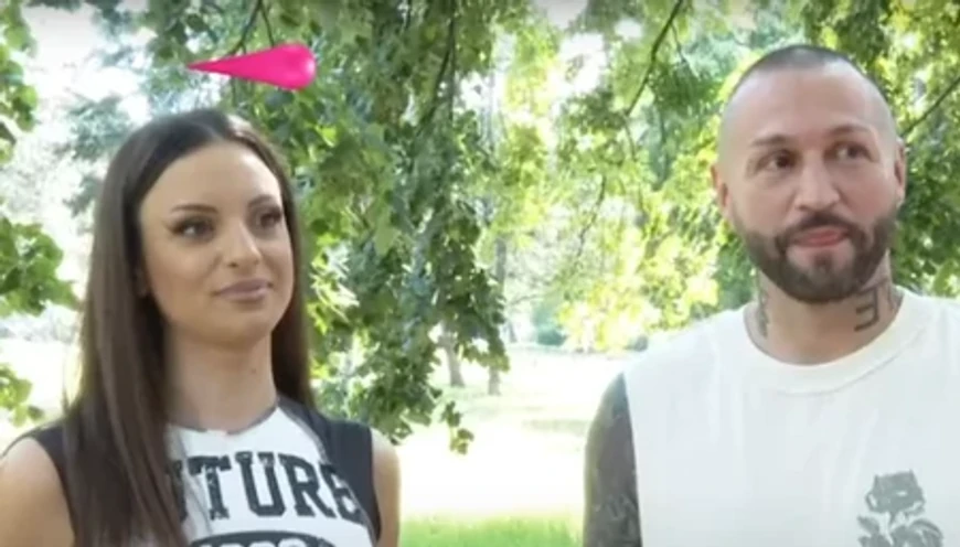 Miona Jovanović i Nenad Aleksić Ša (Foto: Screenshot TV Pink)