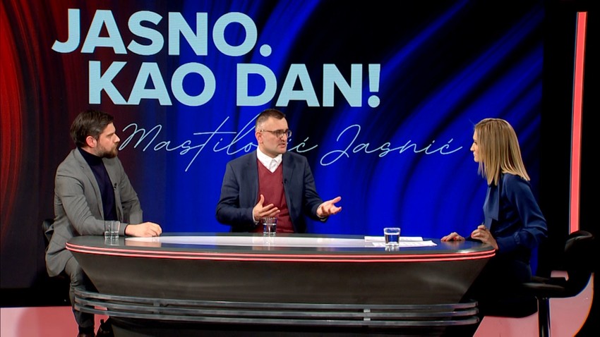 Emisija "Jasno. kao Dan!", gosti Bojan Klačar i Miloš Nikolić