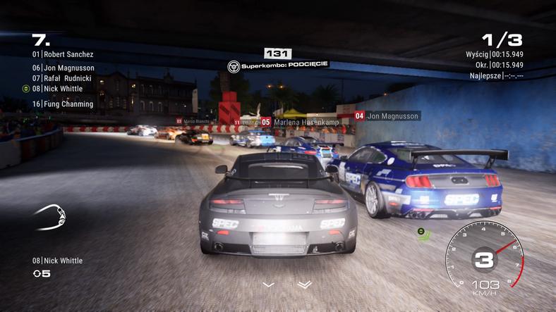 GRID - screenshot z wersji na PS4 