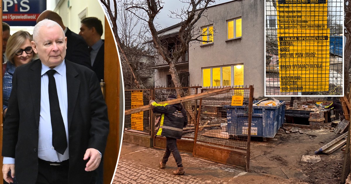 Tyle będzie trwać remont u sąsiadów Kaczyńskiego. To mówi kierownik budowy