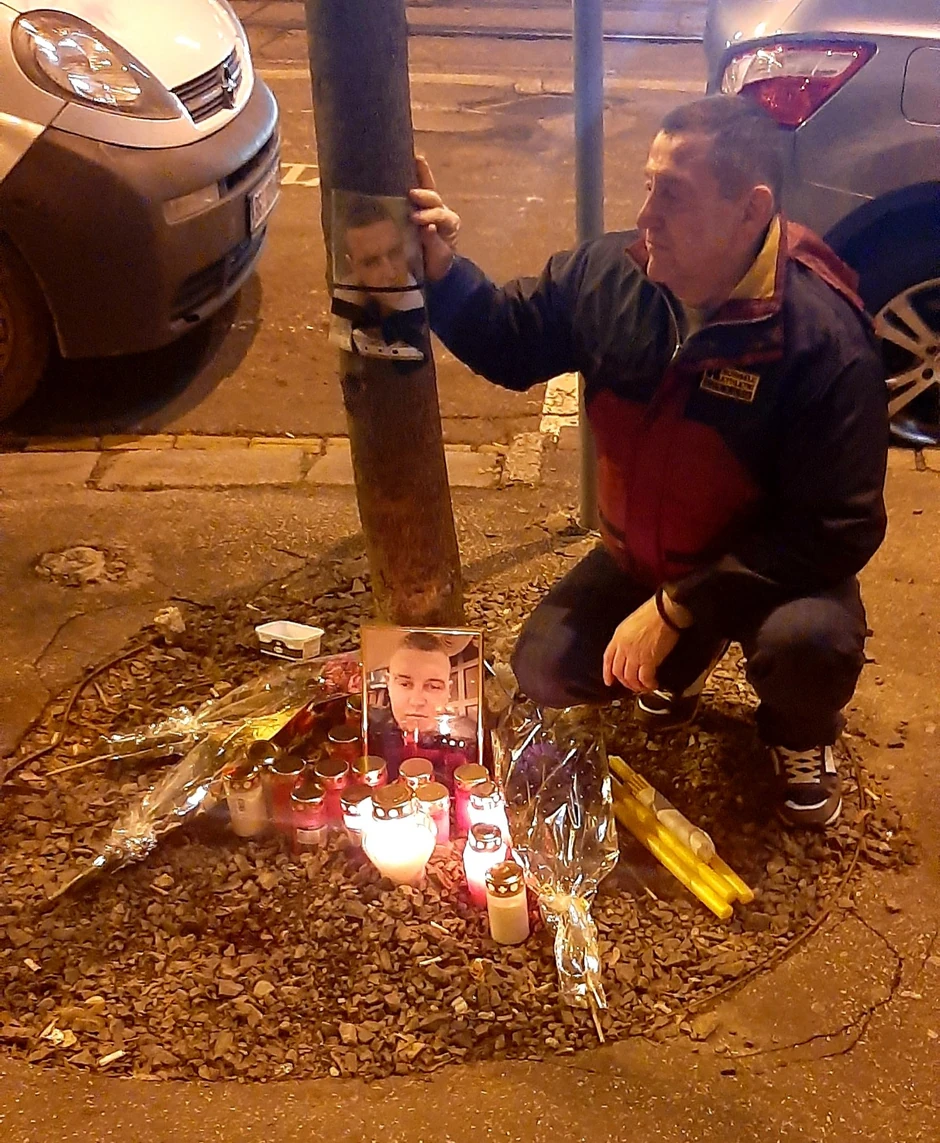 Nikolin otac na mestu ubistva