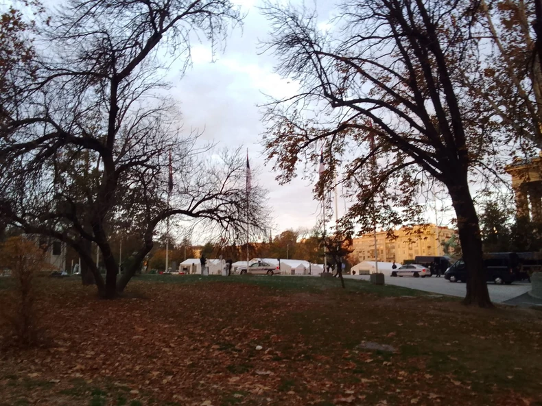 Žandarmerija ispred Skupštine