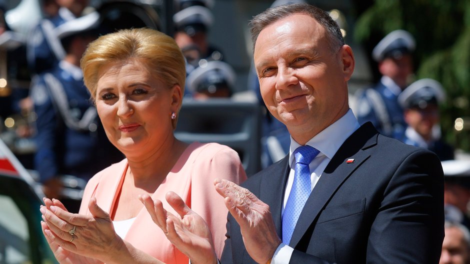 Andrzej Duda i Agata Kornhauser-Duda