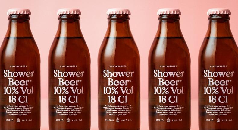 Now there’s a beer meant solely for drinking in the shower