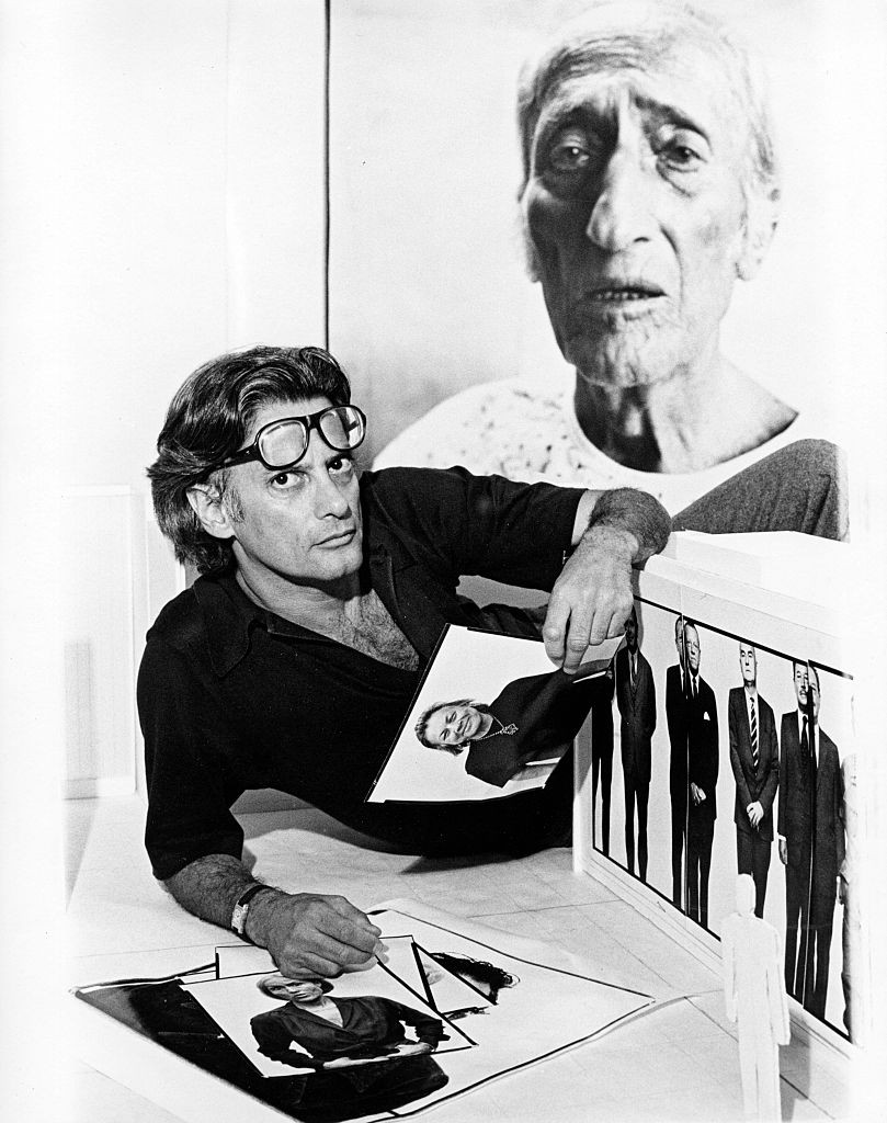 Richard Avedon 1975-ben, a new york-i Marlborough Galériában