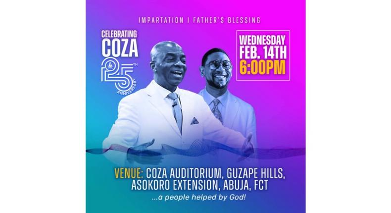Oyedepo embarks on Apostolic visitation to the commonwealth of Zion assembly