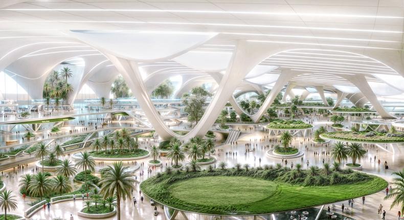 Al Maktoum International Airport will enjoy the world's largest capacity [X/@HHShkMohd]