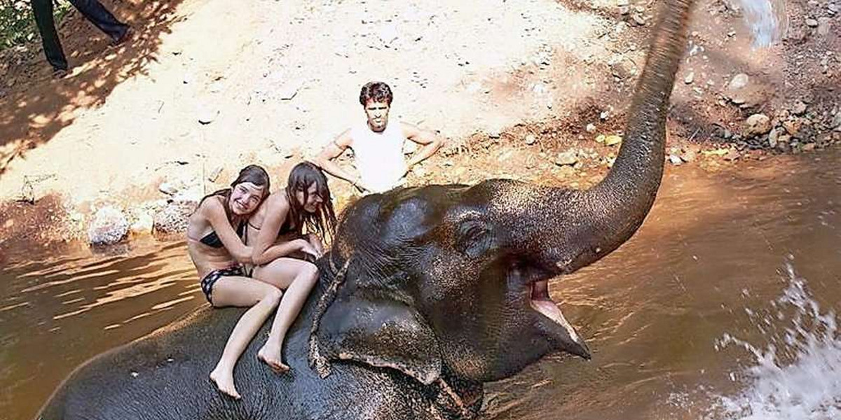 W Indiach jeździłyśmy na słoniu!