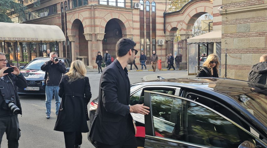 Porodica Žarka Lauševića na sahrani