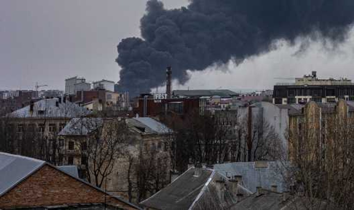 Rosyjski atak w Ukrainie