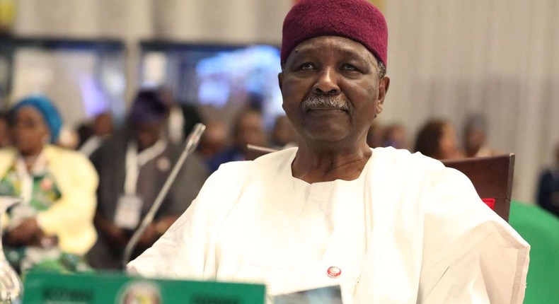 Former military president, Yakubu Gowon.