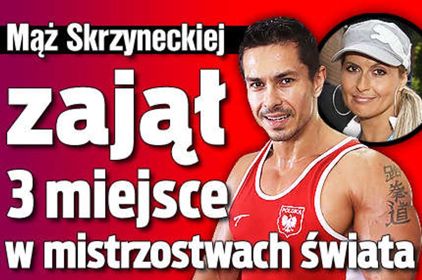 Mąż Skrzyneckiej trzeci w mistrzostwach świata