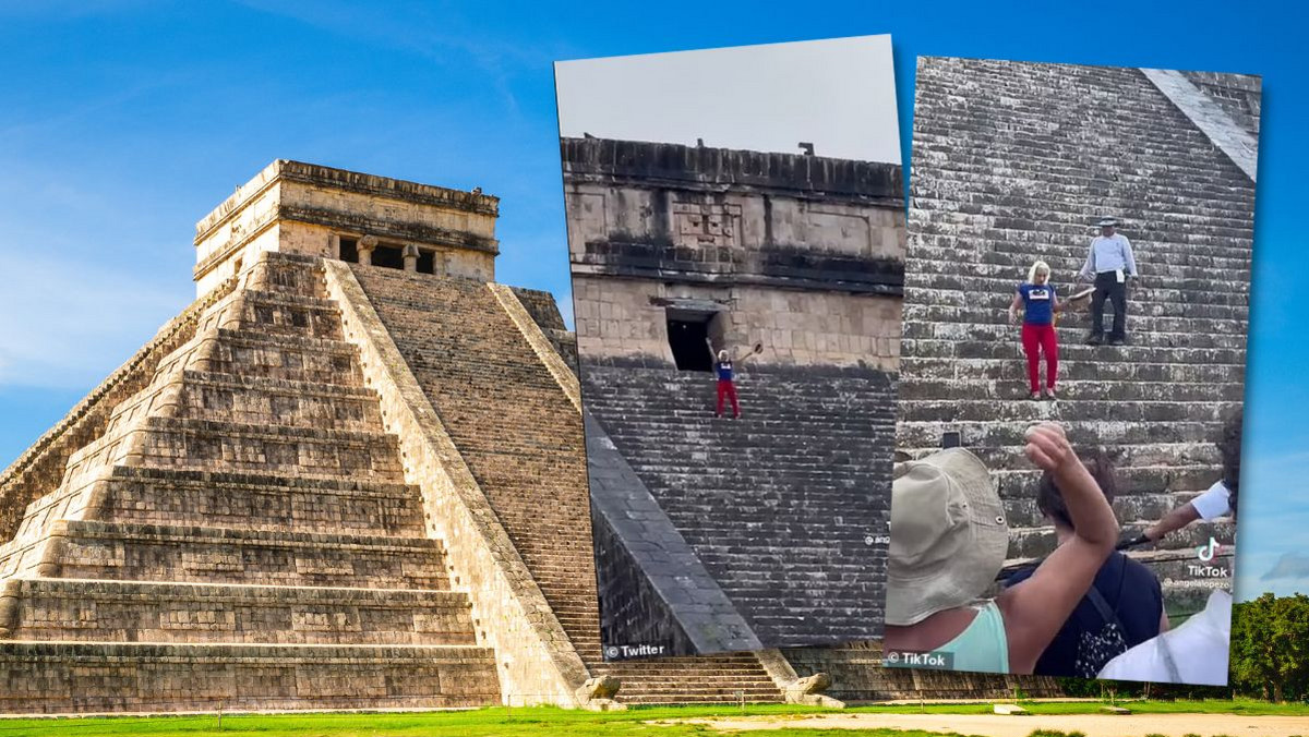 Meksyk. Kobieta weszła na starożytną piramidę. Świadkowie nie kryli oburzenia