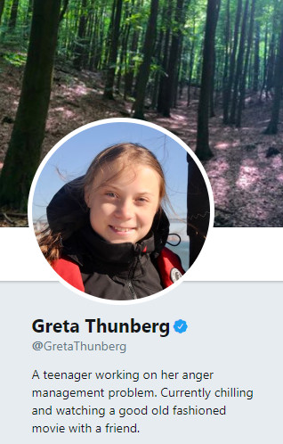 Twitter - Greta Thunberg