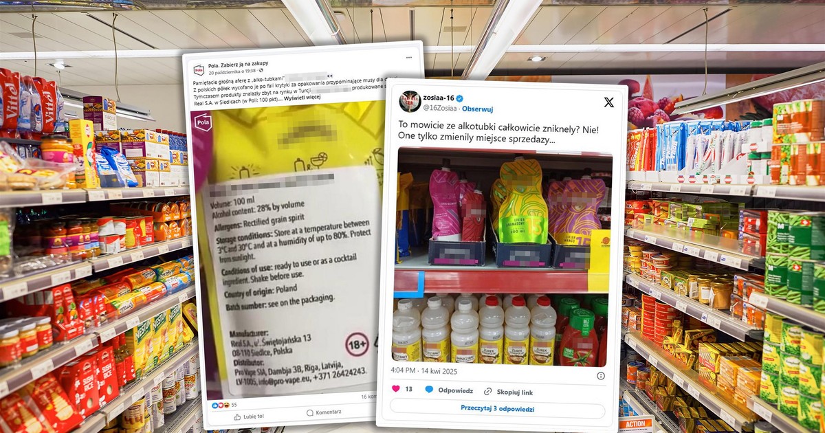 Alkotubki wróciły. Po skandalu znów leżą na sklepowych półkach