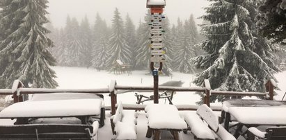 W Beskidach sypnęło śniegiem. Nadciągają śnieżyce