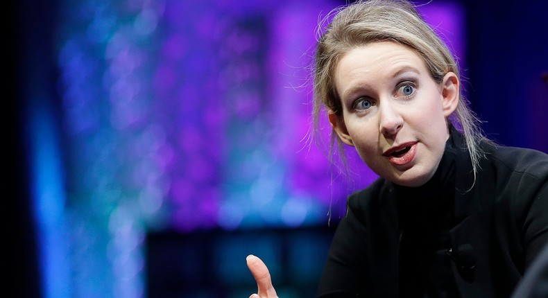 Elizabeth Holmes founded Theranos after dropping out of college at the age of 19.