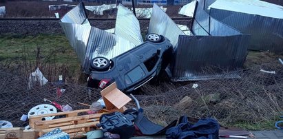 Groźna wichura w Zamościu! Garaże latały jak zabawki