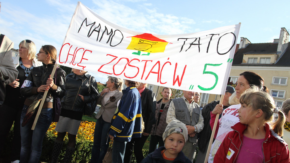 Manifestacja ZNP w Biskupcu, fot. PAP/Adrian Starus