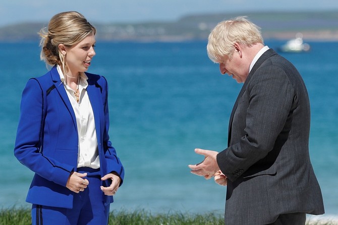 Boris i Keri Džonson