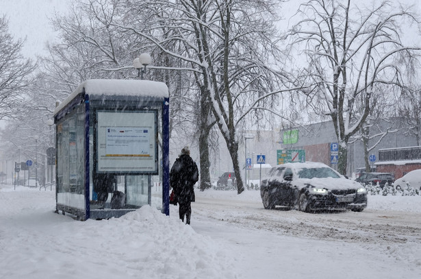 polska zima śnieg