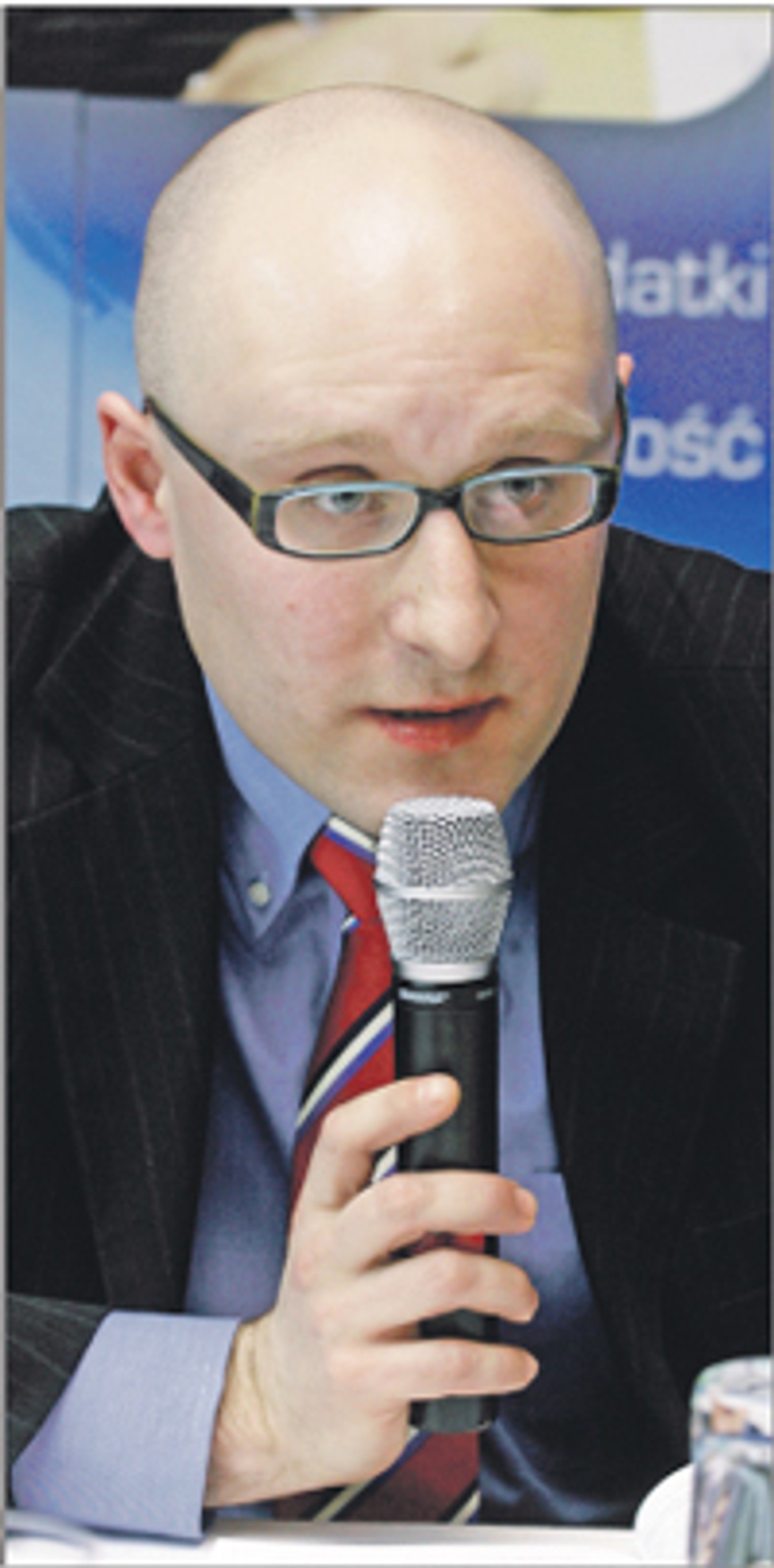 Michał Zdyb, menedżer w KPFK dr Piotr Rojek oddział w Warszawie Fot. Wojciech Górski