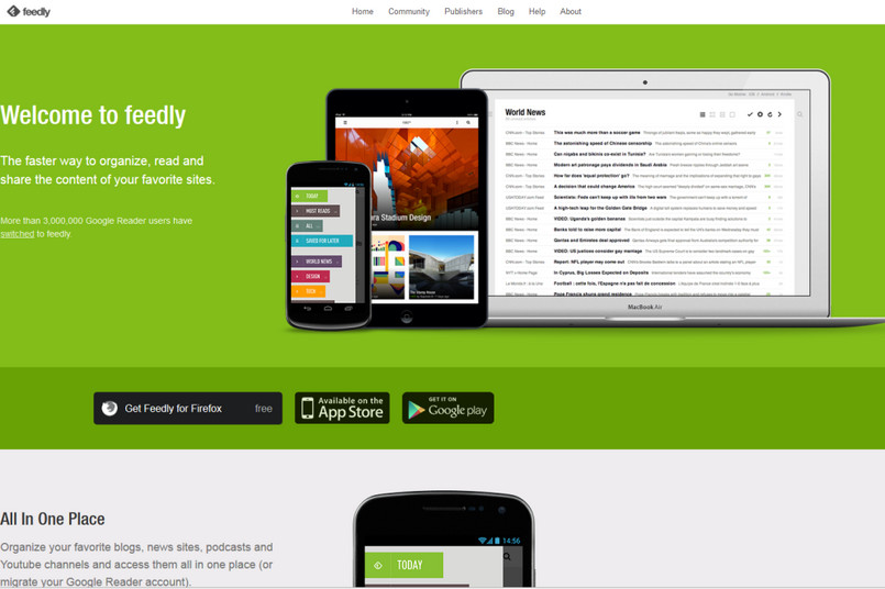 Feedly Kategoria: Narzędzia sieciowe Feedly, to świetne narzędzie do organizowania, czytania i dzielenia się najciekawszymi informacjami znalezionymi w sieci. http://www.feedly.com/