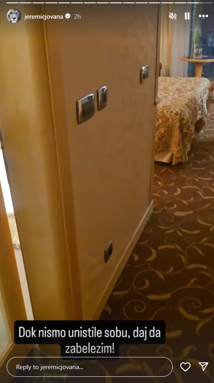 Jovana Jeremić objava
