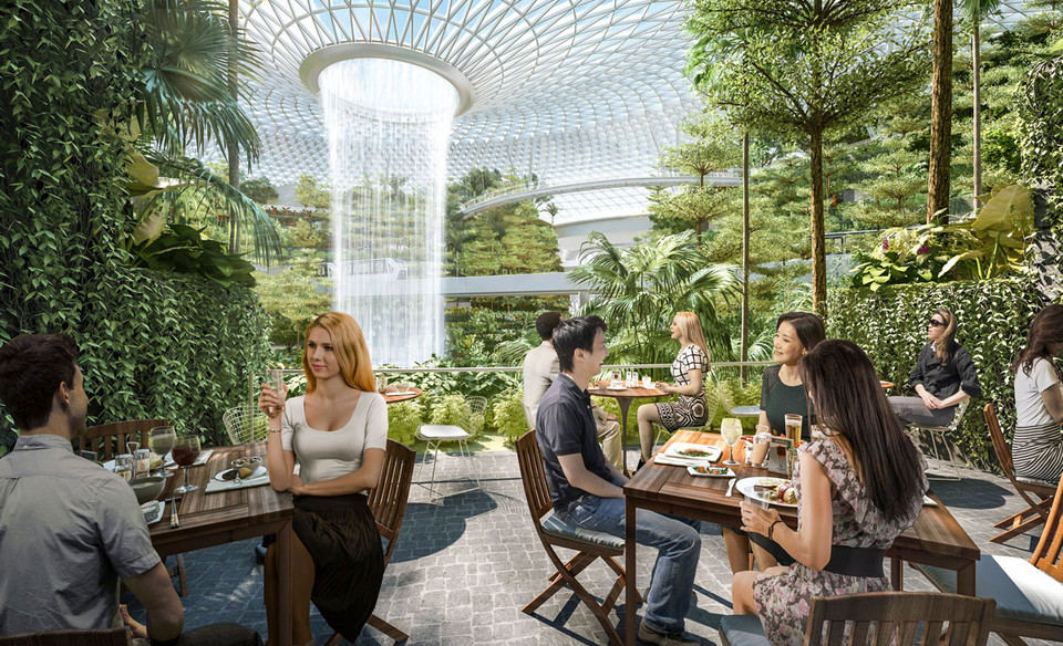 Lotnisko Changi w Singapurze,  projekt centrum handlowego "Jewel"