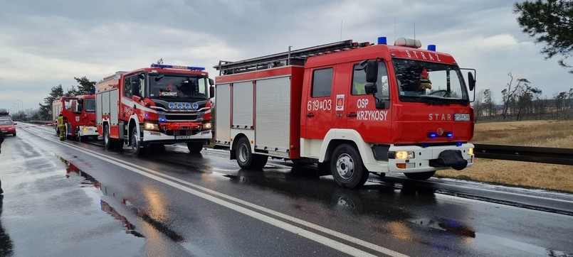 Wypadek na DK11 w Nowym Mieście nad Wartą