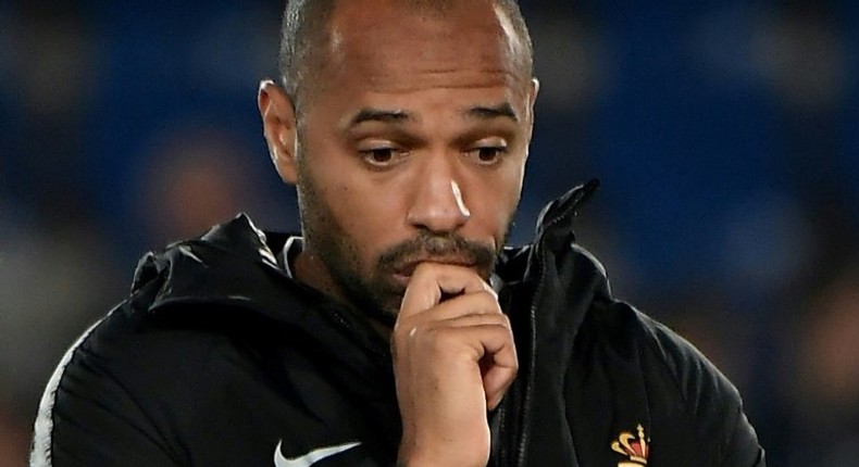 Thierry Henry endured a miserable first match as a head coach