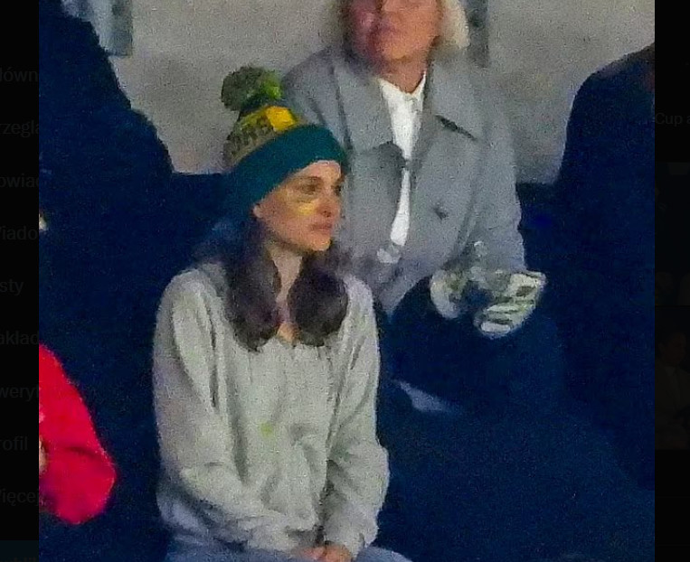 Natalie Portman na meczu