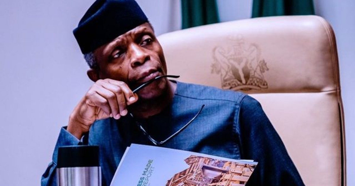 Why I'm consulting with people — Osinbajo - Vimarsana News