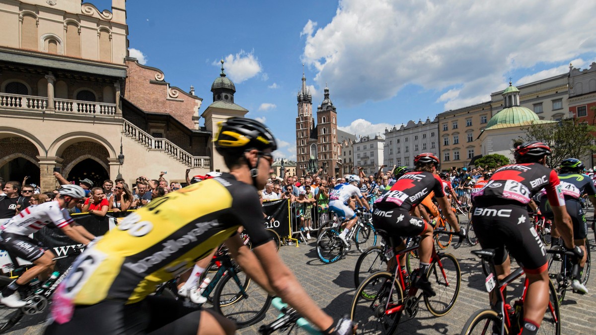 79. Tour de Pologne. W Krakowie liczne utrudnienia [ZAMKNIĘTE ULICE, OBJAZDY]