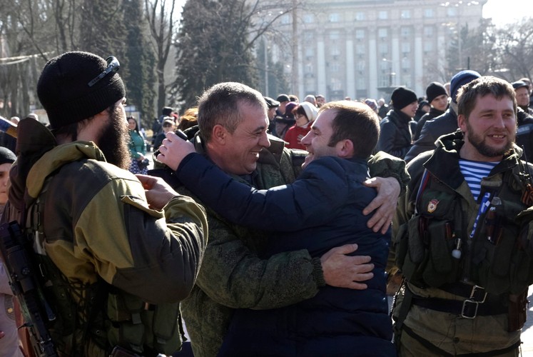 Dzień Obrońcy Ojczyzny świętowali także separatyści w Donbasie