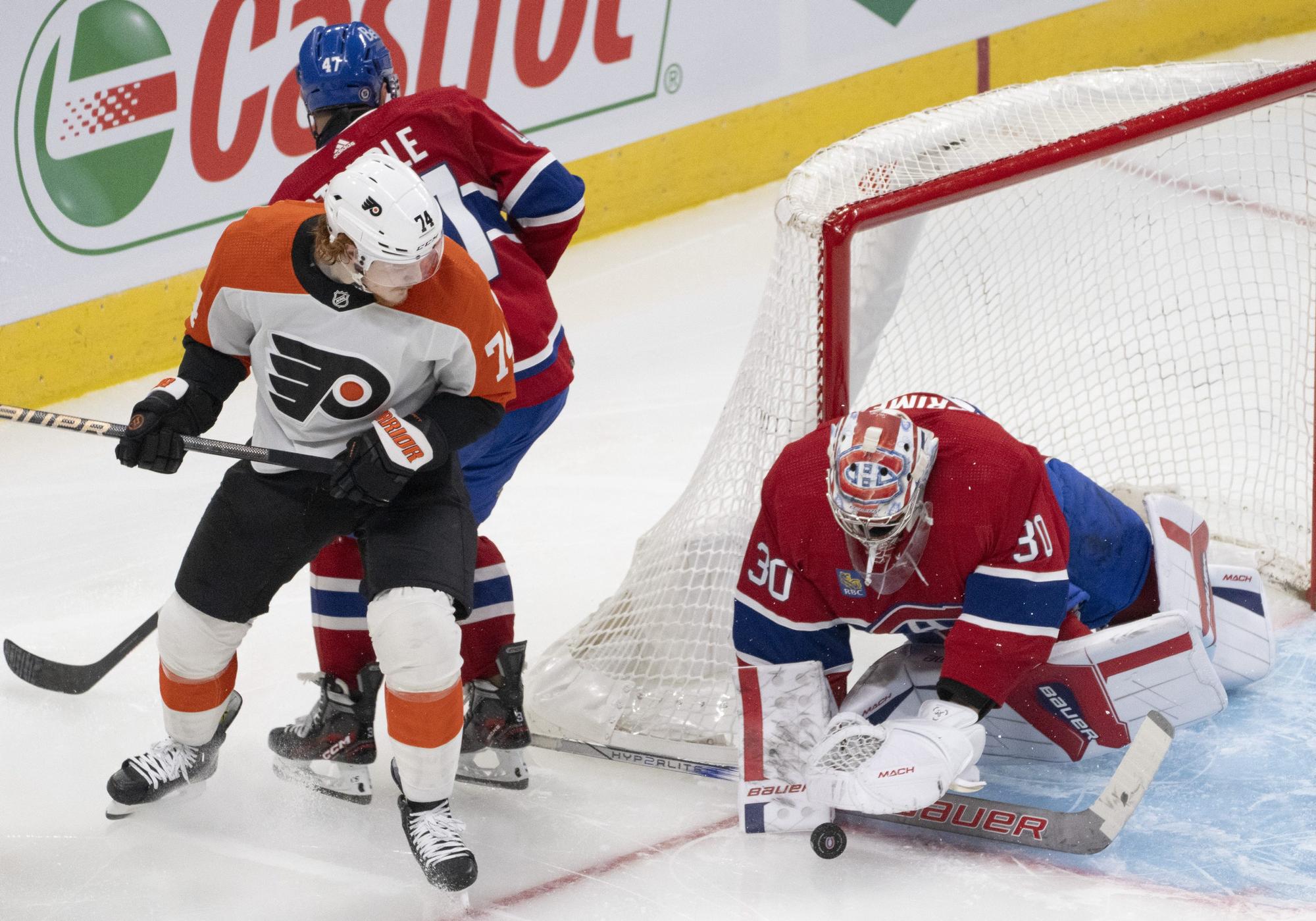 Zápas NHL: Montreal Canadiens - Philadelphia Flyers.