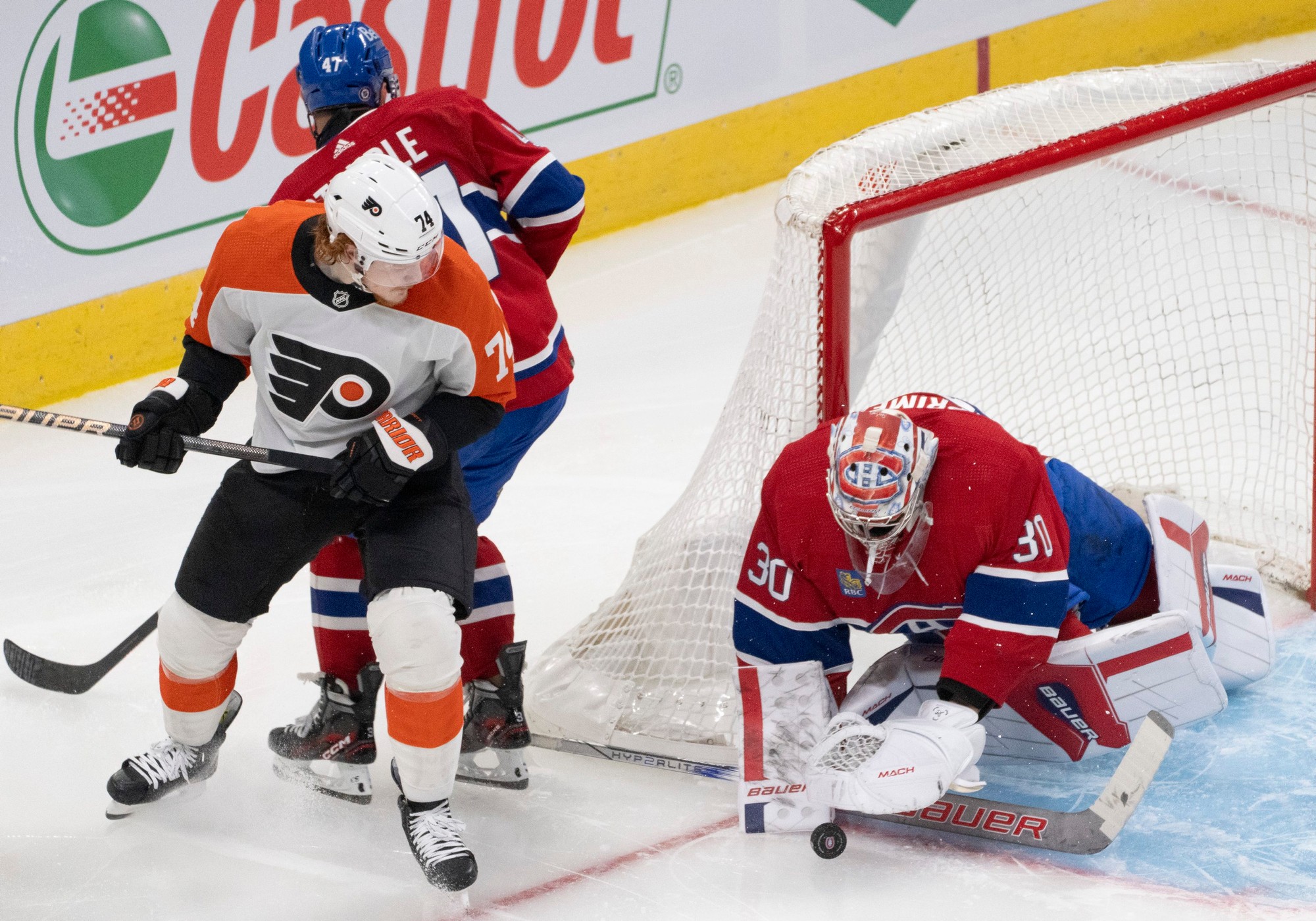 Zápas NHL: Montreal Canadiens - Philadelphia Flyers.