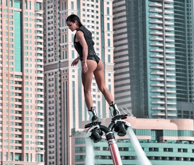 Grkinja Đana Papadopulu u marini Dubaja 2020.